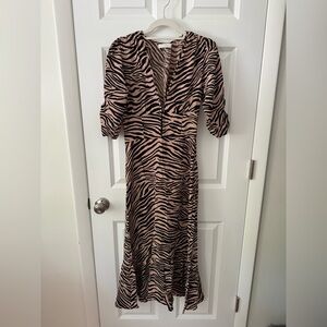 Flynn Skye Animal Print Midi Dress